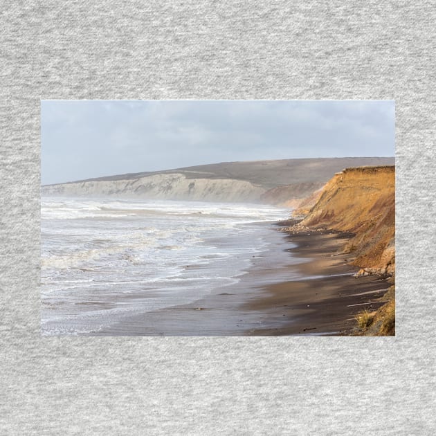 Compton Bay in Stormy Weather by GrahamPrentice